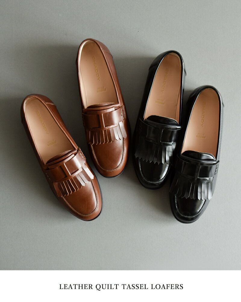レザーキルトタッセルフラットIENA JOURNAL Spick andSpan レザーキルトタッセルフラットIENA JOURNAL Spick andSpan