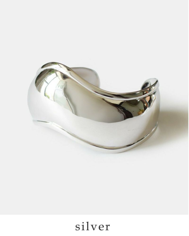 JAMIRAY ジャミレイ ウェービー シルバー バングル “WAVY SILVER BANGLE” 224-270113-rf レディース |  Piu di aranciato(ピウディアランチェート)