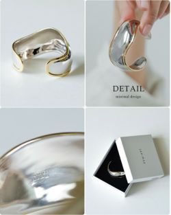 未使用】velatti ヴェラッティ シルバー ワイドバングル