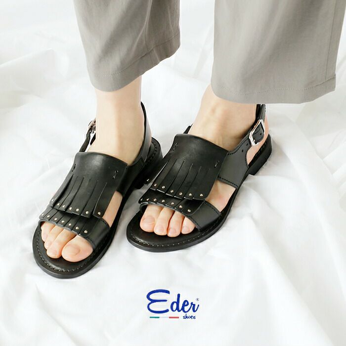 EDER SHOES 「EDER SHOES」 フラットサンダル 35 ブラック