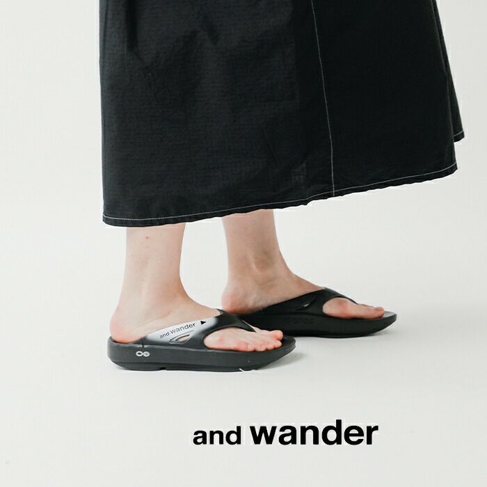 and wander アンドワンダー ×OOFOS ウーフォス オリジナル リカバリー 