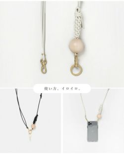 _Fot フォート スマートフォン ストラップ “Knot ball_strap” 1608a-mt