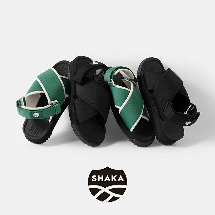 SHAKA シャカ 2way クロスストラップ フラットサンダル “NEO FIESTA 