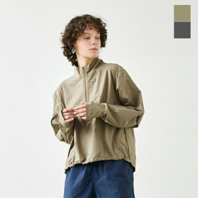 kha:ki カーキ コットン ツイル ワイドスリーブ ジップアップパーカ “WIDE SLEEVE ZIP UP PARKA”  mil22fjk3173-mn レディース | Piu di aranciato(ピウディアランチェート)