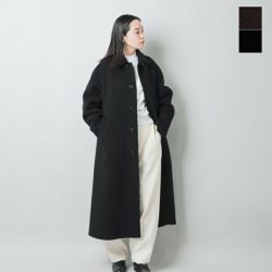 ☆】【20%OFF】LOEFF ロエフ ウール カシミヤ メルトン テントライン ロング ステンカラー コート 8825-104-0200-tr  レディース | Piu di aranciato(ピウディアランチェート)