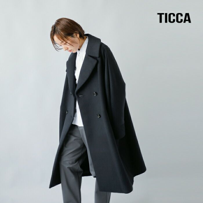 TICCA ティッカ ウール カシミヤ プレミアム テントコート tbda-001-011-fn 2024aw新作 レディース | Piu di  aranciato(ピウディアランチェート)