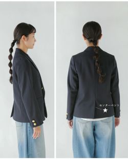 TICCA ティッカ ウールサージ ダブル ジャケット tbea-221-mt