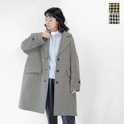 MACKINTOSH マッキントッシュ ハウンドトゥース ハンビー ノーカラー ジャケット “HUMBIE NO COLLAR JACKET”  l242hi1152jkdq-ms 2024aw新作 レディース | Piu di aranciato(ピウディアランチェート)