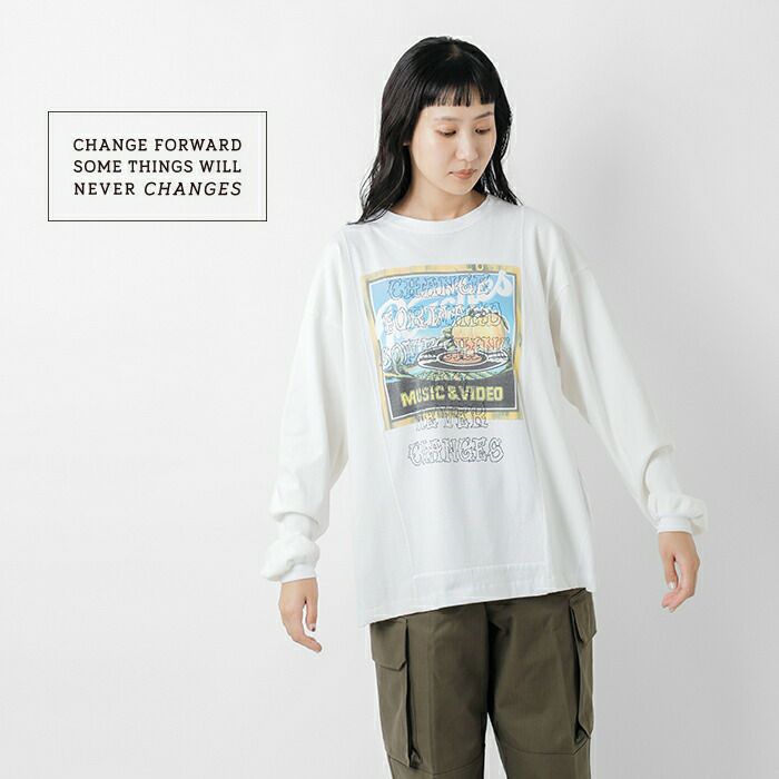 CHANGES チェンジーズ リメイク 6カット ロング Tシャツ ch1044-tr 2024aw新作 レディース | Piu di  aranciato(ピウディアランチェート)