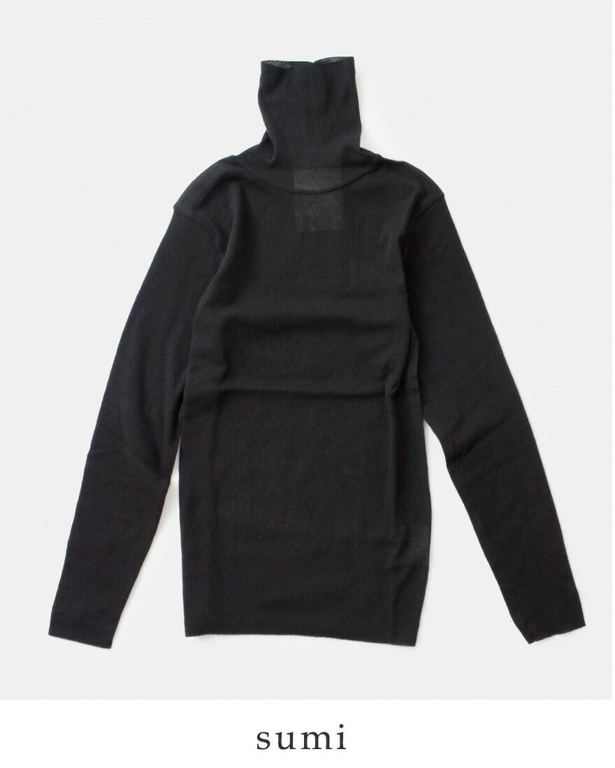 evam eva エヴァムエヴァ コットン タートルネック プルオーバー