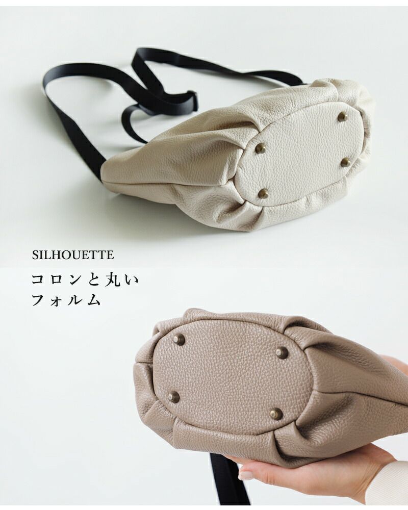 MARINE DAY マリンデイ シュリンクカウレザー ショルダーバッグ MARINE DAY マリンデイ シュリンクカウレザー ショルダーバッグ