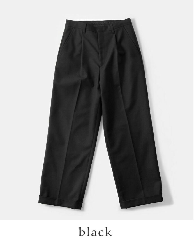 50%OFF】Shinzone シンゾーン ウール ダブルカフ センタープレス 50%OFF】Shinzone シンゾーン ウール ダブルカフ センタープレス