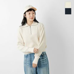 Shinzone シンゾーン コットン ハーフジップ ワッフル プル