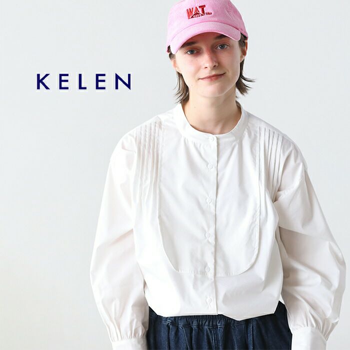 40%OFF】kelen ケレン コットン ストレッチ ピンタック デザイン
