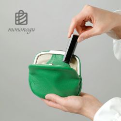 楽天市場】mononogu モノノグ ゴートレザー 変形 がま口 ミラー
