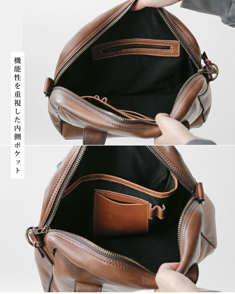 John Woodbridge & Sons Makers ジョンウッドブリッジアンドサンズメーカーズ ヴィンテージ レザー 12inch 2way  コンピューター バッグ computer-bag-tr 2024aw新作 レディース | Piu di aranciato(ピウディアランチェート)