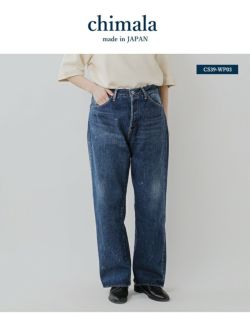 chimala チマラ セルビッチ デニム レギュラー丈 バギーカット chimala チマラ セルビッチ デニム レギュラー丈 バギーカット