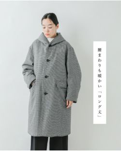 miffew ミフュー ウール フーデット ダウン コート “WOOL HOODED