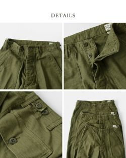 or slow オアスロウ ビンテージ フィット ファティーグ パンツ