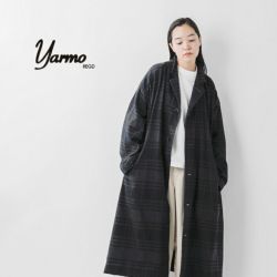 【クーポン対象】Yarmo ヤーモ コットン フランネル ビッグ コート yar-24aw-co15-tr 2024aw新作 レディース | Piu  di aranciato(ピウディアランチェート)