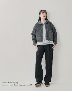 Sisii シシ スエードショートワーク ジャケット “SHORT WORK JACKET” 127s-om-mn 2024aw新作 レディース |  Piu di aranciato(ピウディアランチェート)