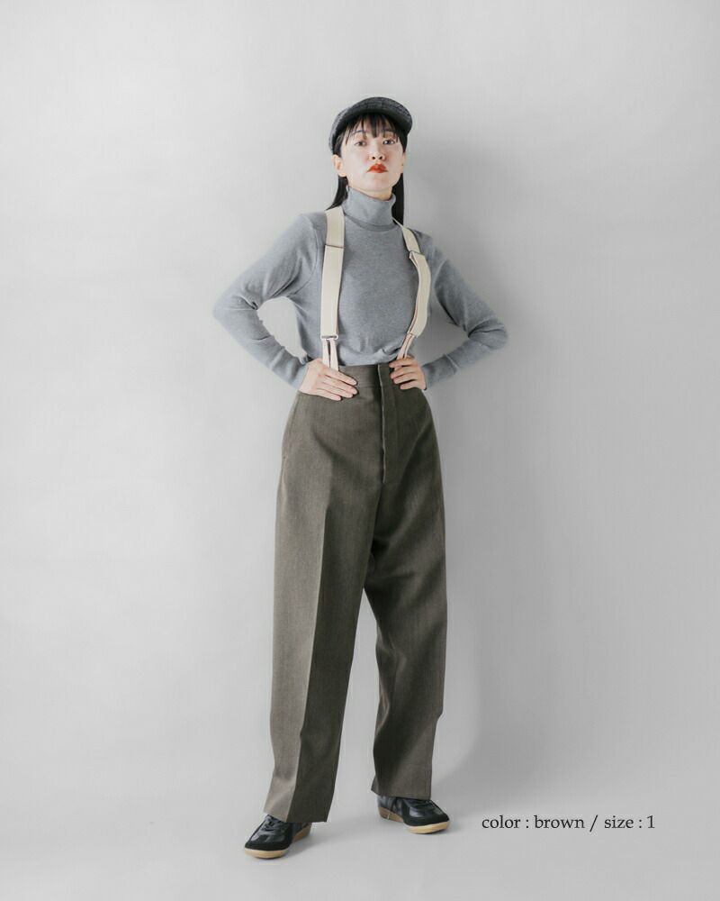 クーポン対象】HUM VENT ヒューベント ヴィンテージキャバリーツイル ソリス トラウザー パンツ “SOLIS CAVALRY TROUSERS  太陽” hv301501er-ms 2024aw新作 レディース | Piu di aranciato(ピウディアランチェート)