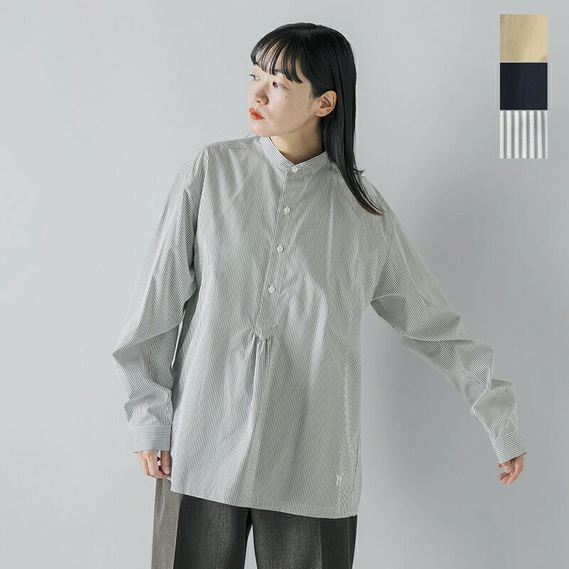 高密度ブロード スーピマ コットン ソムナム シャツ “SOMNUM SHIRT 眠り”