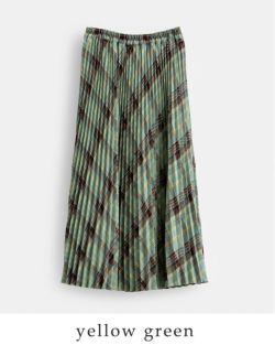 70%OFF】kelen ケレン アコーディオン プリーツ チェック