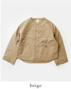 ORCIVAL オーシバル キルトダウン ノーカラージャケット　サイズ5 golden-state_t08092115