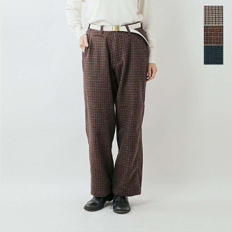 50%OFF】MASTER&Co. マスターアンドコー ガンクラブチェック ウール 
