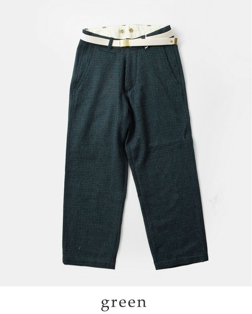 50%OFF】MASTER&Co. マスターアンドコー ガンクラブチェック ウール 