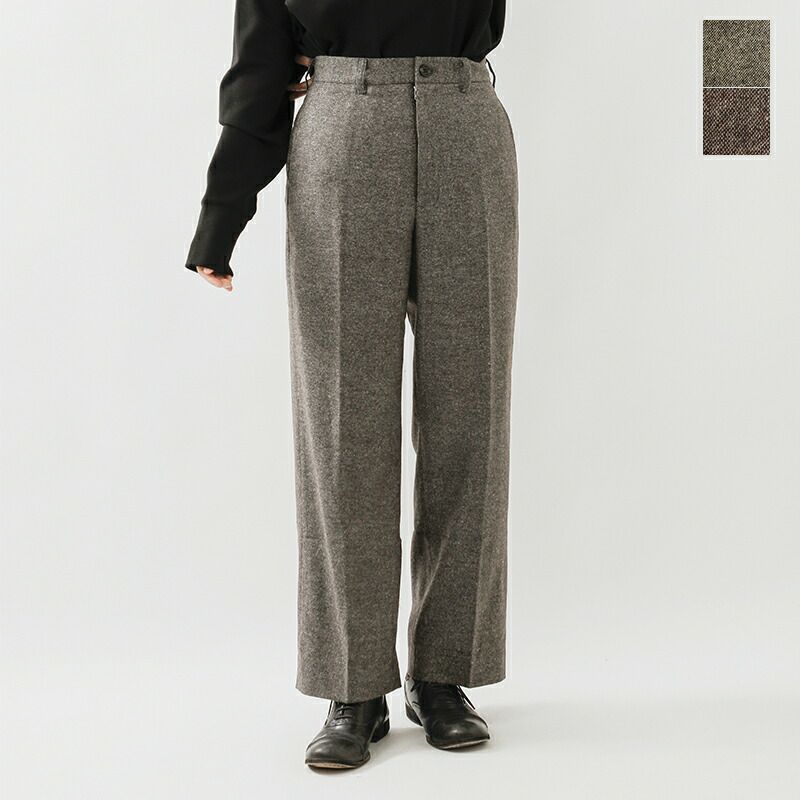 Basisbroek バージスブルック カシミヤ ミックス ウール パンツ “BAILEY” bj-91ca-tr 2024aw新作 レディース |  Piu di aranciato(ピウディアランチェート)