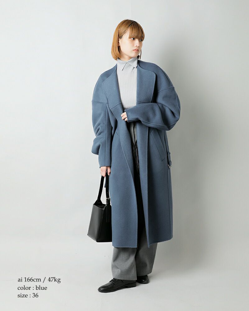 クーポン対象】CINOH チノ ダブルフェイス ドレープスリーブ コート “W FACE DRAPE SLEEVES COAT”  24wco005-yo 2024aw新作 レディース【サイズ・カラー交換初回無料】 | Piu di aranciato(ピウディアランチェート)