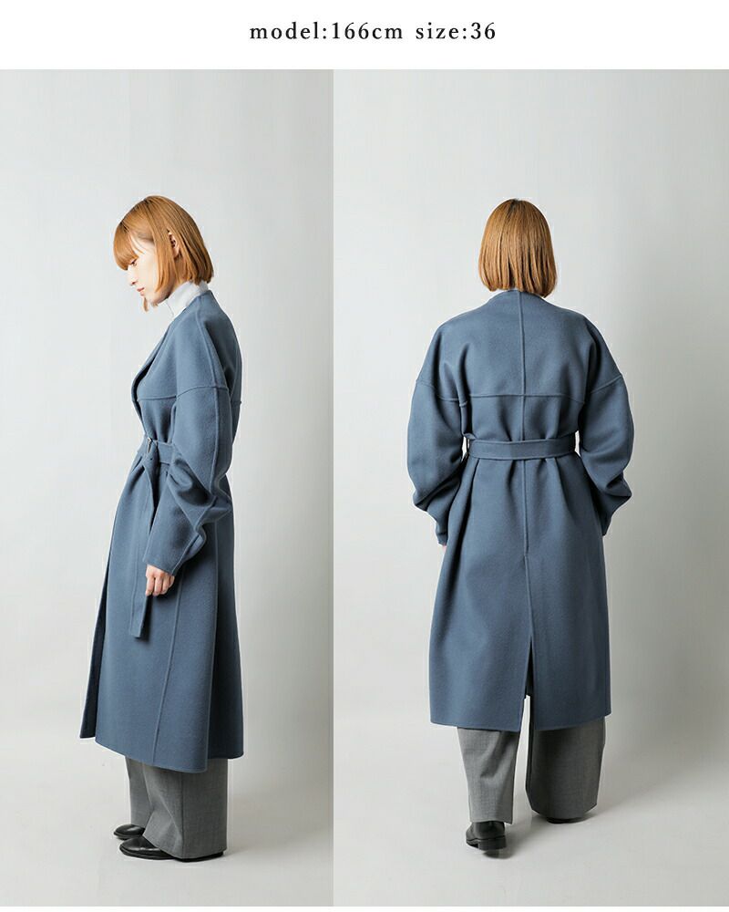 クーポン対象】CINOH チノ ダブルフェイス ドレープスリーブ コート “W FACE DRAPE SLEEVES COAT”  24wco005-yo 2024aw新作 レディース【サイズ・カラー交換初回無料】 | Piu di aranciato(ピウディアランチェート)