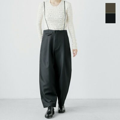 ☆】【30%OFF】Hella ヘラ サスペンダー コクーン パンツ “SUSPENDER COCOON PANTS” h243-18-ma  レディース | Piu di aranciato(ピウディアランチェート)