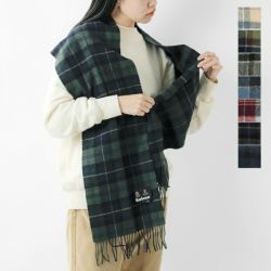 バブアー BARBOUR ラムズウール タータンチェック マフラー 252USC0001 メンズ レディース スカーフ Barbour バブアー ラムウール タータンチェック スカーフ “TARTAN