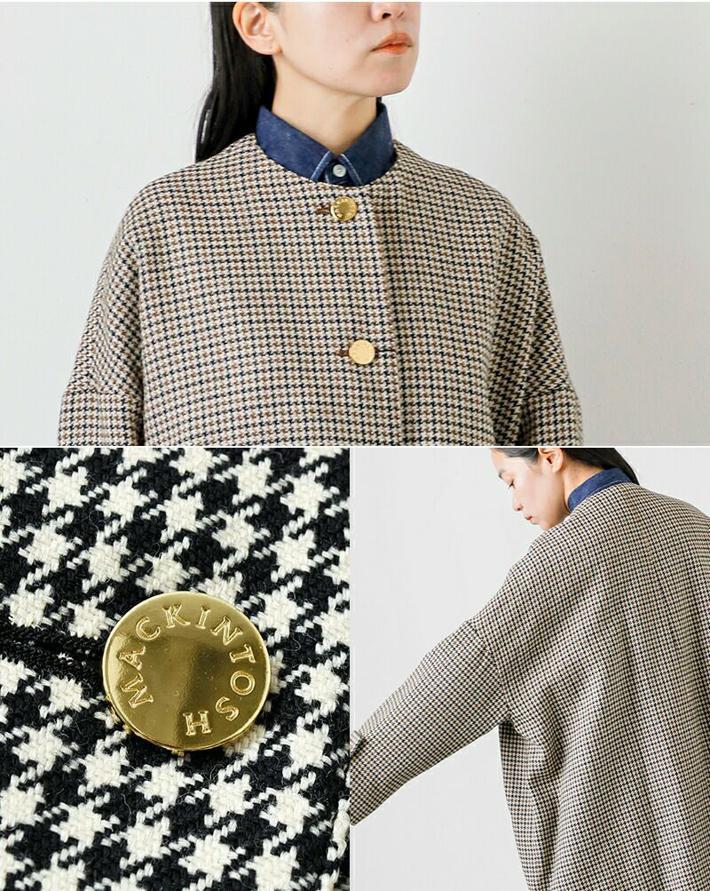 MACKINTOSH マッキントッシュ ハウンドトゥース ハンビー ノー