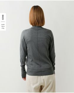 Shinzone シンゾーン コットン シルク ハイネック ニット プル