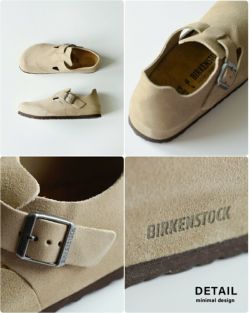 BIRKENSTOCK ビルケンシュトック スエード レザー ストラップ フラット
