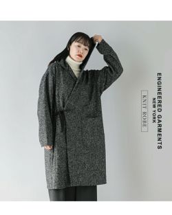 ENGINEERED GARMENTS エンジニアド ガーメンツ ウール ブレンド メランジ ニット ローブ “Knit Robe” ps077-mt  2024aw新作 レディース | Piu di aranciato(ピウディアランチェート)