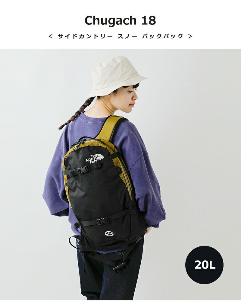 THE NORTH FACE ノースフェイス チュガッチ 18 サイドカントリー スノー バックパック 20L “Chugach 18”  nm62454-yo 2024aw新作 ユニセックス | Piu di aranciato(ピウディアランチェート)