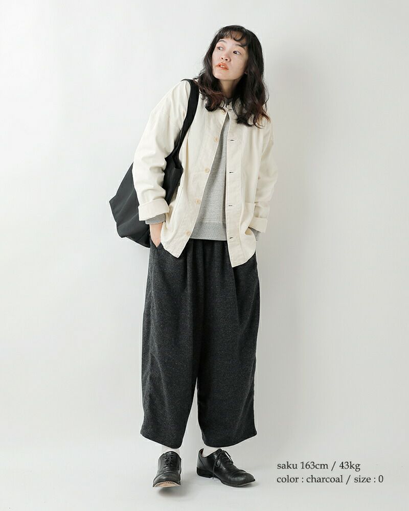 ordinaryfits オーディナリーフィッツ ウール ボール パンツ “WOOL BALL PANTS” of-p215-324-tr  2024aw新作 レディース | Piu di aranciato(ピウディアランチェート)