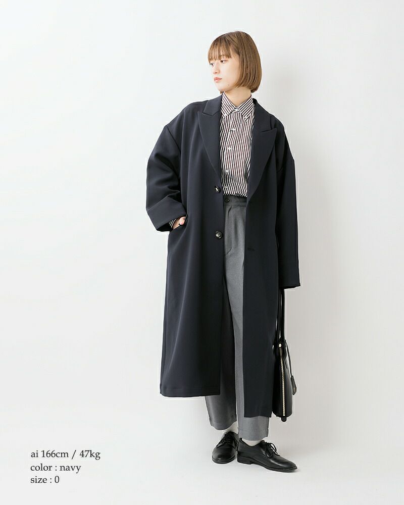 ノンノンドール⭐️とても素敵なロングコート・エンジ 遠き