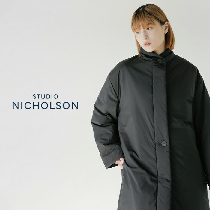 STUDIO NICHOLSON スタジオ ニコルソン ダウン ロングコート “PADDED LONG COAT” snw-1453-kk  2024aw新作 レディース【サイズ・カラー交換初回無料】 | Piu di aranciato(ピウディアランチェート)