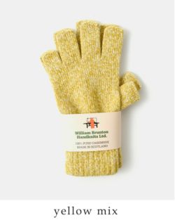 極美品✨モンクレール ウール カシミア ニット イエロー 手袋 5本指 グローブ ホールタッチ ニットグローブ 全9色[品番：II000009587