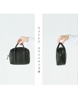 Aeta アエタ ディアレザー スクエア ボストン ミニ バッグ