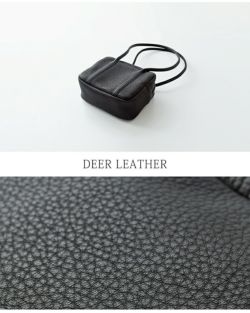 Aeta アエタ ディアレザー スクエア ボストン ロング ハンドル