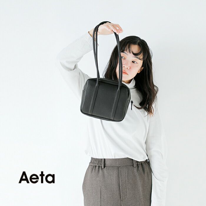 Aeta アエタ ディアレザー スクエア ボストン ロング ハンドル Aeta アエタ ディアレザー スクエア ボストン ロング ハンドル