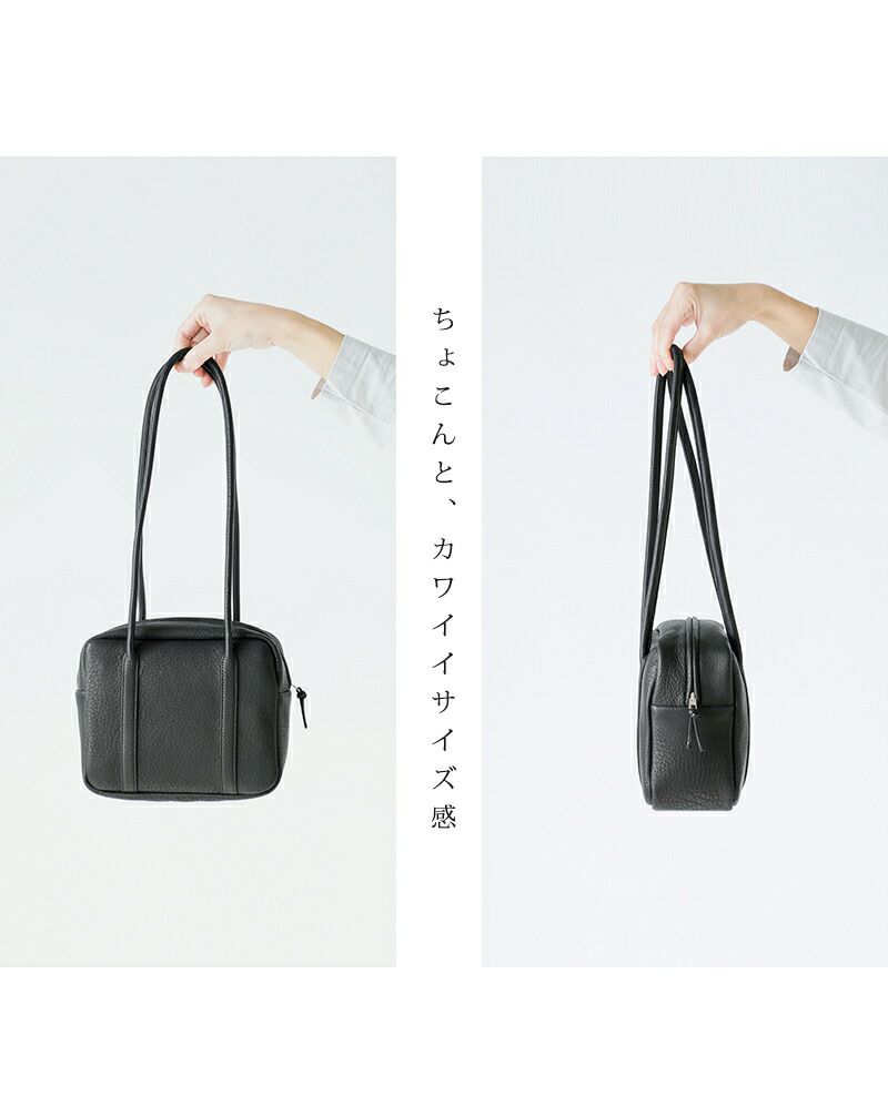 Aeta アエタ ディアレザー スクエア ボストン ロング ハンドル