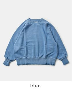 ESTROISLOSE エストゥロワルーズ コットン ピグメント裏毛 クルー